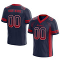 custom authentic drift fashion football jersey navy-red mesh