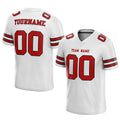 customized authentic football jersey gold black-white mesh