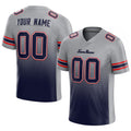 custom authentic drift fashion football jersey gray-navy