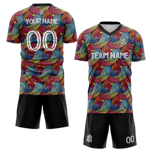 custom soccer uniform jersey kids adults personalized set jersey shirt black