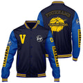 Chaquetas universitarias azul marino personalizadas para hombres & mujeres y jóvenes & Chaquetas tipo letterman personalizadas