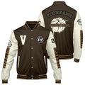 Chaquetas universitarias personalizadas color crema y marrón para hombres & mujeres y jóvenes & Chaquetas Letterman personalizadas