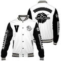 Chaquetas universitarias blancas y negras personalizadas para hombres & mujeres y jóvenes & Chaquetas Letterman personalizadas