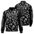 Chaquetas universitarias grises personalizadas para hombres & mujeres y jóvenes & Chaquetas Letterman personalizadas