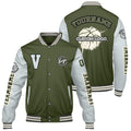 Chaquetas universitarias personalizadas en verde oliva y gris para hombres & mujeres y jóvenes & Chaquetas tipo Letterman personalizadas