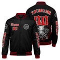 Chaquetas universitarias rojas personalizadas para hombres & mujeres y jóvenes & Chaquetas Letterman personalizadas