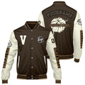 Chaquetas universitarias personalizadas color crema y marrón para hombres & mujeres y jóvenes & Chaquetas Letterman personalizadas