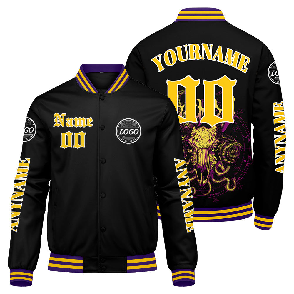 Chaquetas universitarias amarillas personalizadas para hombres & mujeres y jóvenes & Chaquetas Letterman personalizadas