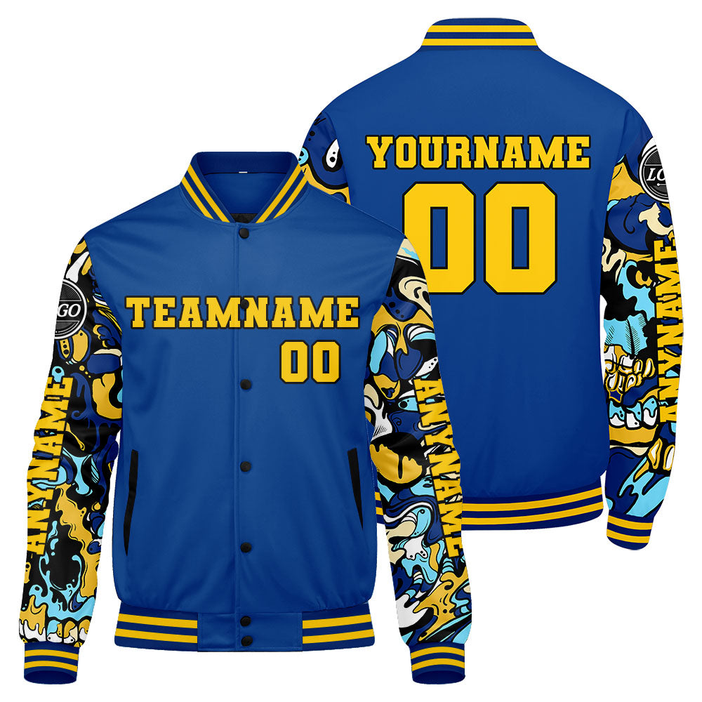 Chaquetas universitarias Royal personalizadas para hombres & mujeres y jóvenes & Chaquetas Letterman personalizadas