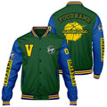 Chaquetas universitarias personalizadas de color verde y azul para hombres & mujeres y jóvenes & Chaquetas Letterman personalizadas
