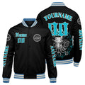 Chaquetas universitarias azul claro personalizadas para hombres & mujeres y jóvenes & Chaquetas Letterman personalizadas