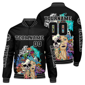 Chaquetas universitarias grises personalizadas para hombres & mujeres y jóvenes & Chaquetas Letterman personalizadas