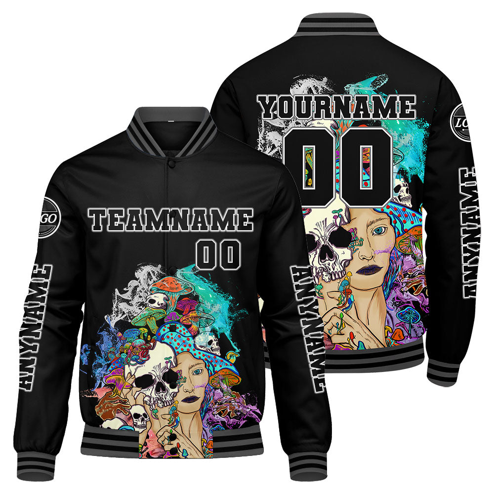 Chaquetas universitarias grises personalizadas para hombres & mujeres y jóvenes & Chaquetas Letterman personalizadas