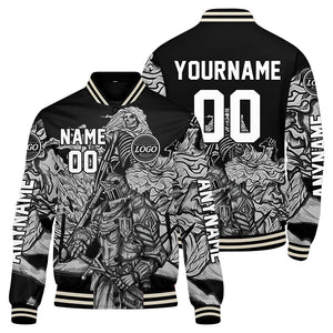 Chaquetas universitarias grises personalizadas para hombres & mujeres y jóvenes & Chaquetas Letterman personalizadas