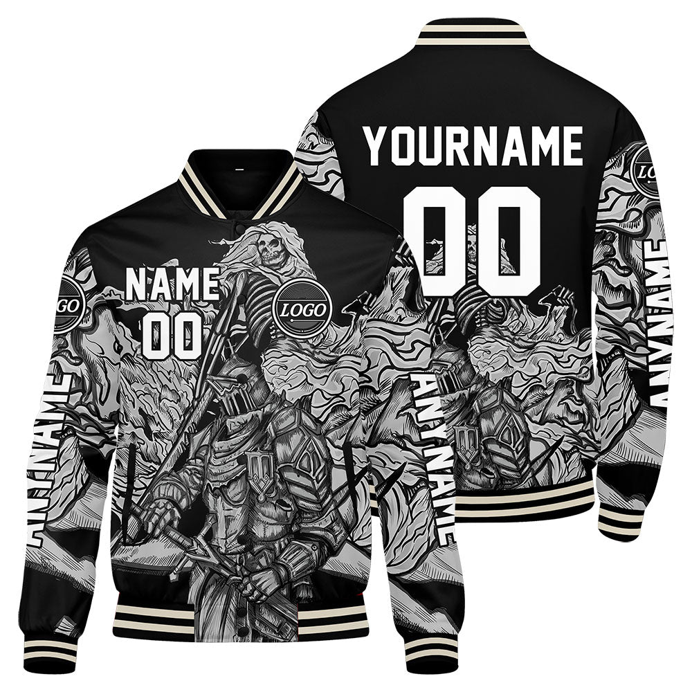 Chaquetas universitarias grises personalizadas para hombres & mujeres y jóvenes & Chaquetas Letterman personalizadas