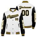 Chaquetas universitarias personalizadas negras y naranjas para hombres & mujeres y jóvenes & Chaquetas Letterman personalizadas