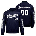 Chaquetas universitarias azul marino personalizadas para hombres & mujeres y jóvenes & Chaquetas Letterman personalizadas