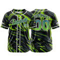 Camiseta de béisbol gris personalizada con botones para hombre mujer adulto y joven Estampado de nombre número y logotipo