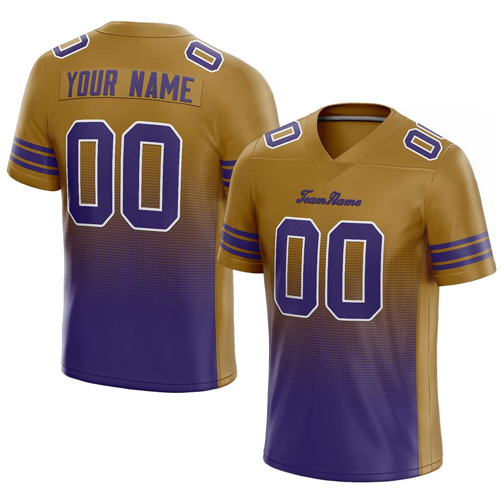 custom authentic gradient fashion football jersey royal-red-white