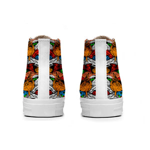 Realza tu estilo con zapatillas de lona de media caña para hombre y mujer