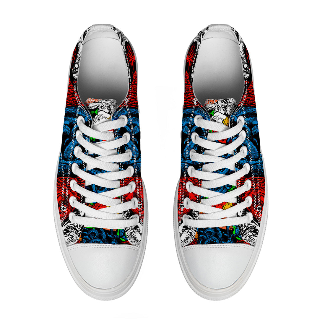 Resalta tu estilo con las zapatillas bajas de lona Fish para hombre y mujer