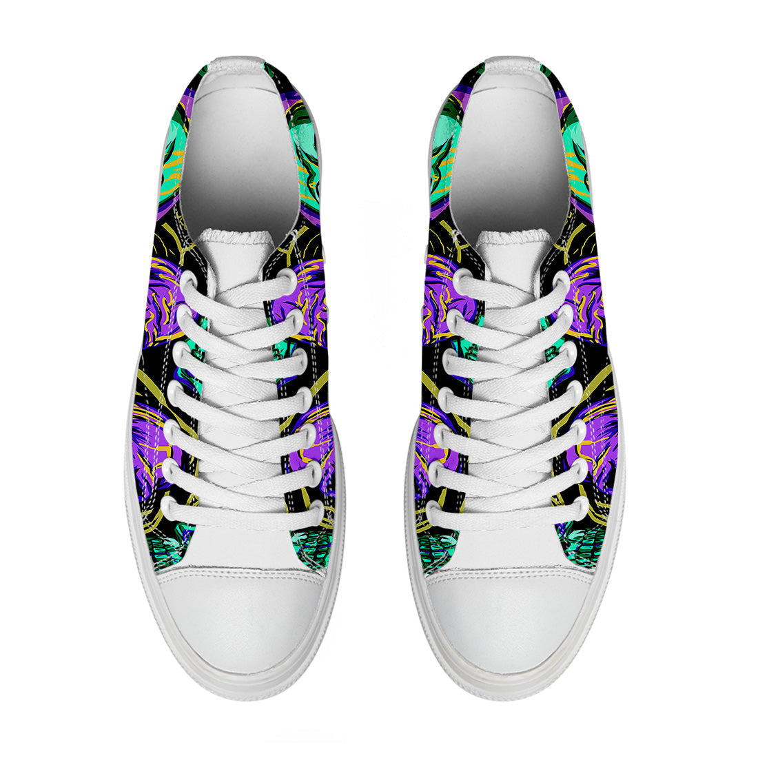 Resalta tu estilo con las zapatillas bajas de lona Skeleton para hombre y mujer