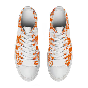 Resalta tu estilo con las zapatillas bajas de lona Skeleton para hombre y mujer