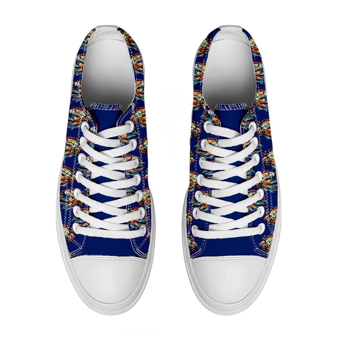 Resalta tu estilo con las zapatillas bajas de lona Lion para hombre y mujer