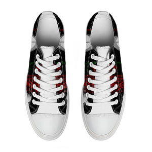 Resalta tu estilo con las zapatillas bajas de lona Skeleton para hombre y mujer
