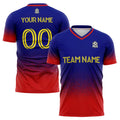 custom soccer uniform jersey kids adults personalized set jersey shirt red