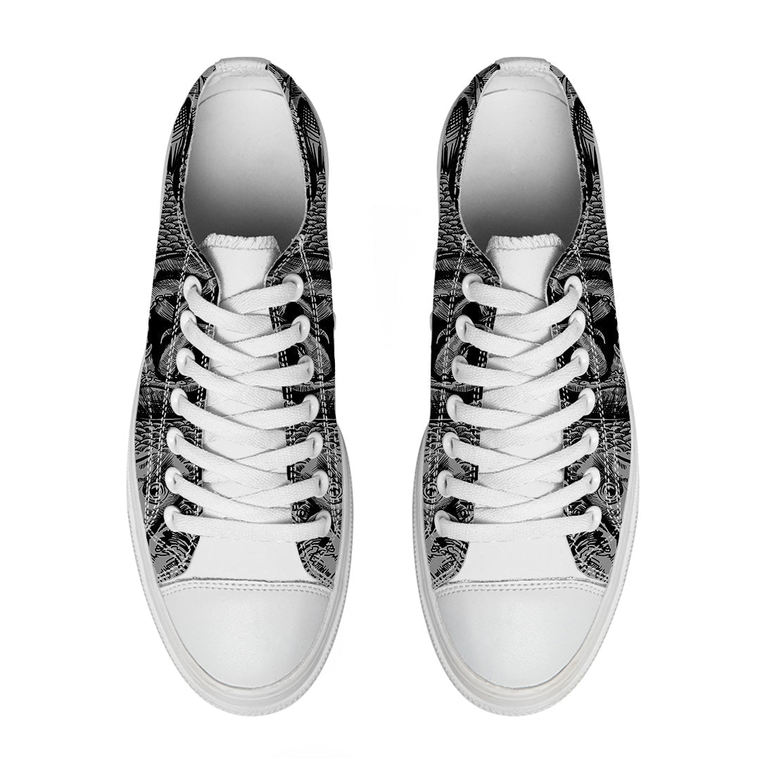 Resalta tu estilo con las zapatillas bajas de lona Fish para hombre y mujer