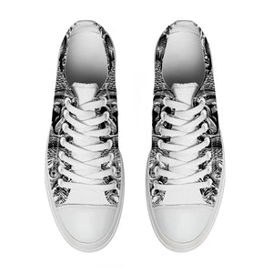 Resalta tu estilo con las zapatillas bajas de lona Fish para hombre y mujer