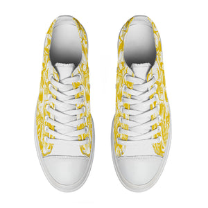Resalta tu estilo con las zapatillas bajas de lona Skeleton para hombre y mujer