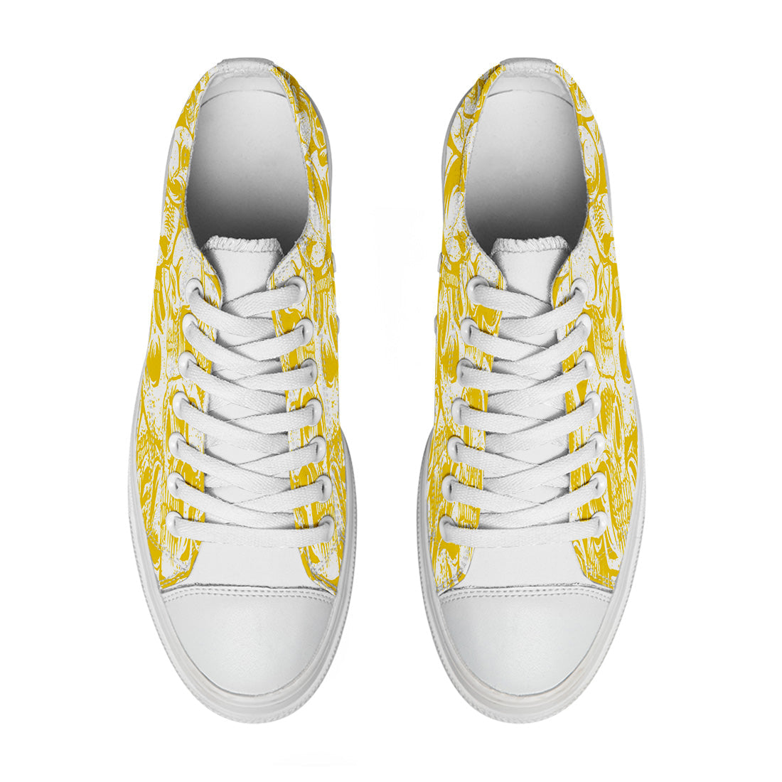 Resalta tu estilo con las zapatillas bajas de lona Skeleton para hombre y mujer