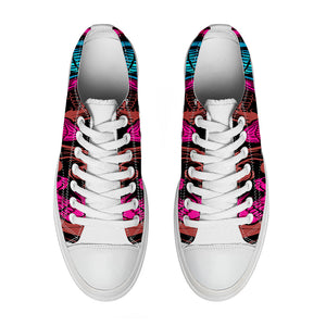 Resalta tu estilo con las zapatillas bajas de lona Skeleton para hombre y mujer