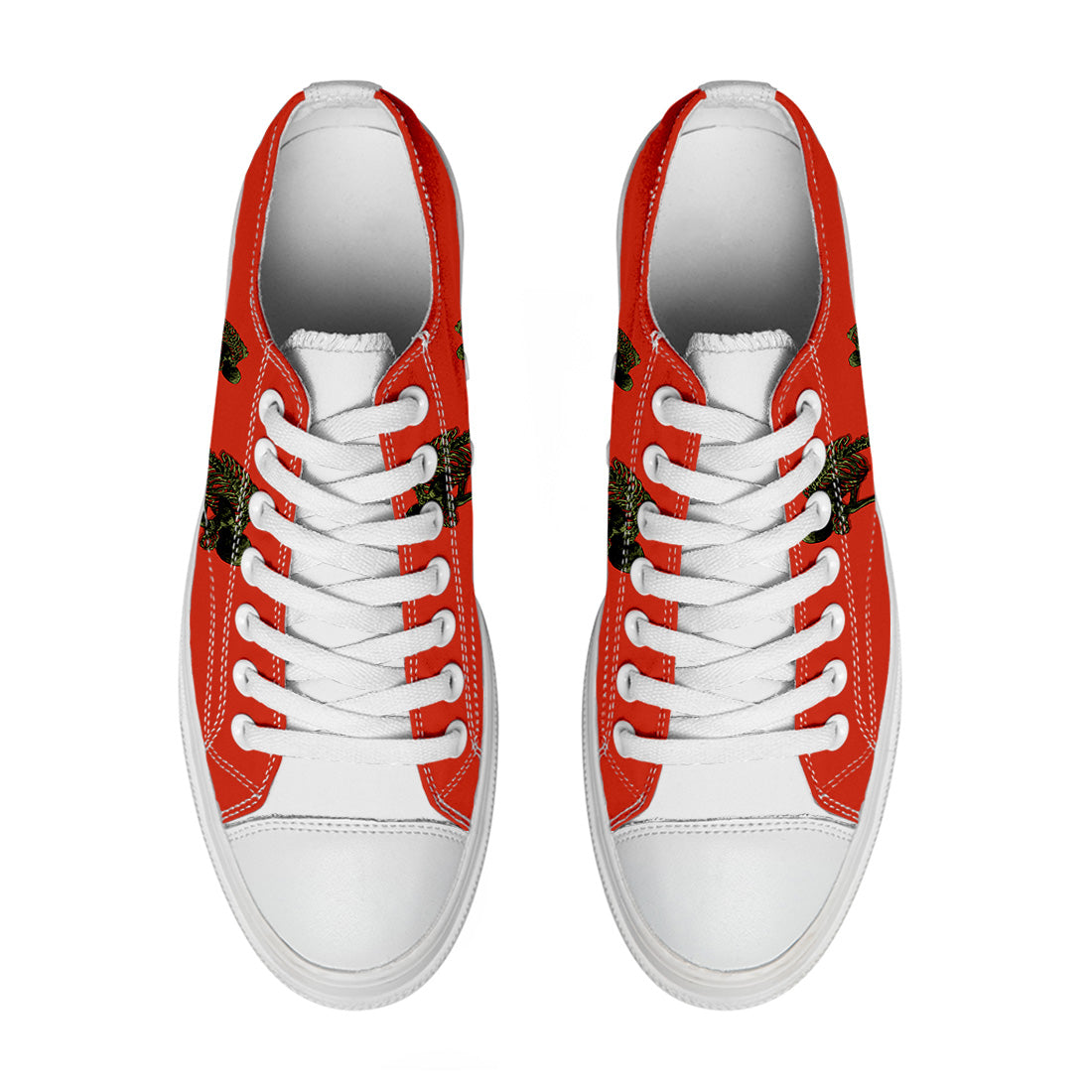 Resalta tu estilo con las zapatillas bajas de lona Skeleton para hombre y mujer