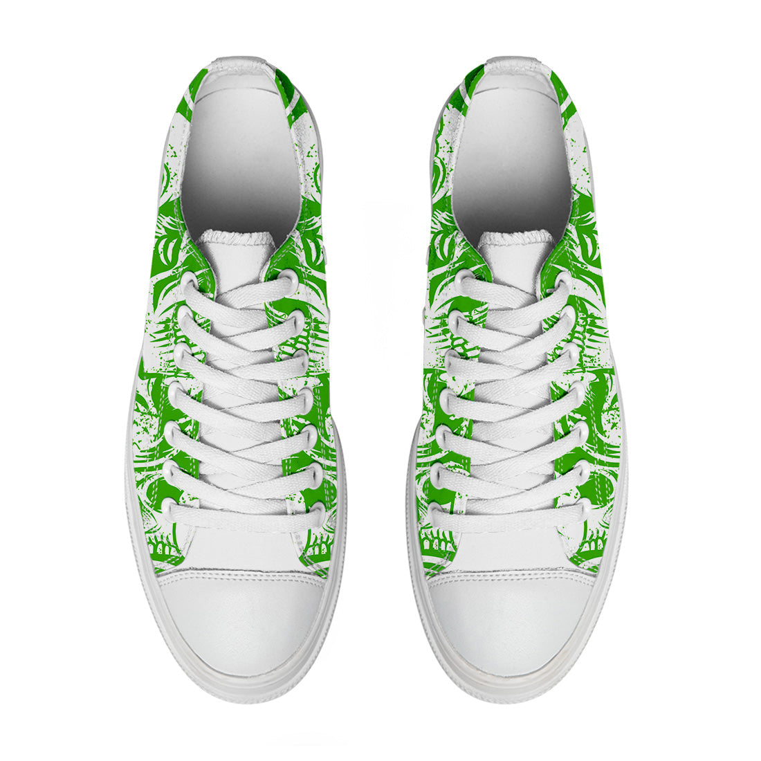 Resalta tu estilo con las zapatillas bajas de lona Skeleton para hombre y mujer
