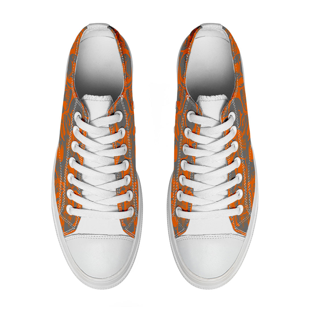 Resalta tu estilo con las zapatillas bajas de lona Skeleton para hombre y mujer
