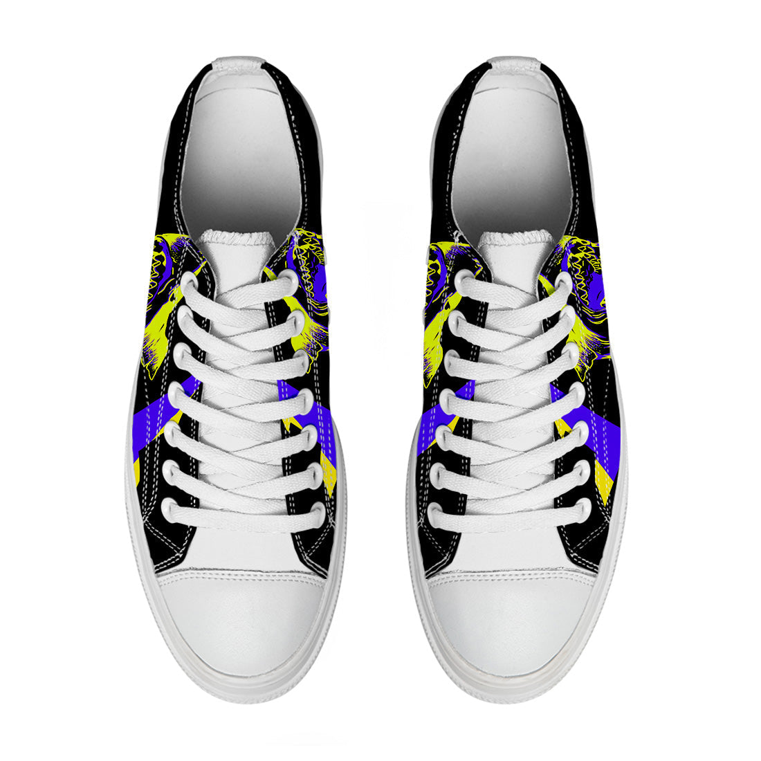 Realza tu estilo con las zapatillas bajas de lona Shark para hombre y mujer