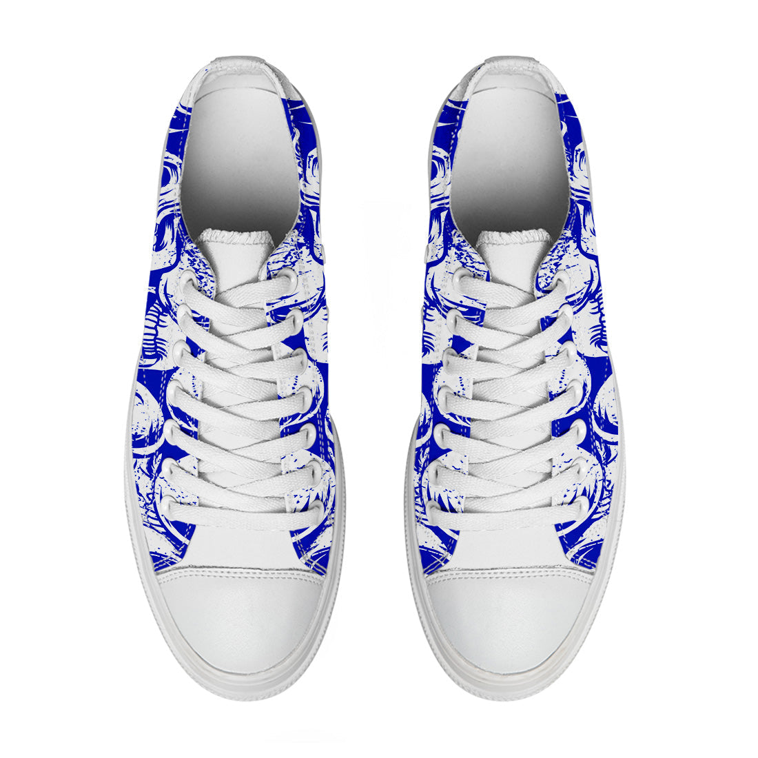 Resalta tu estilo con las zapatillas bajas de lona Skeleton para hombre y mujer