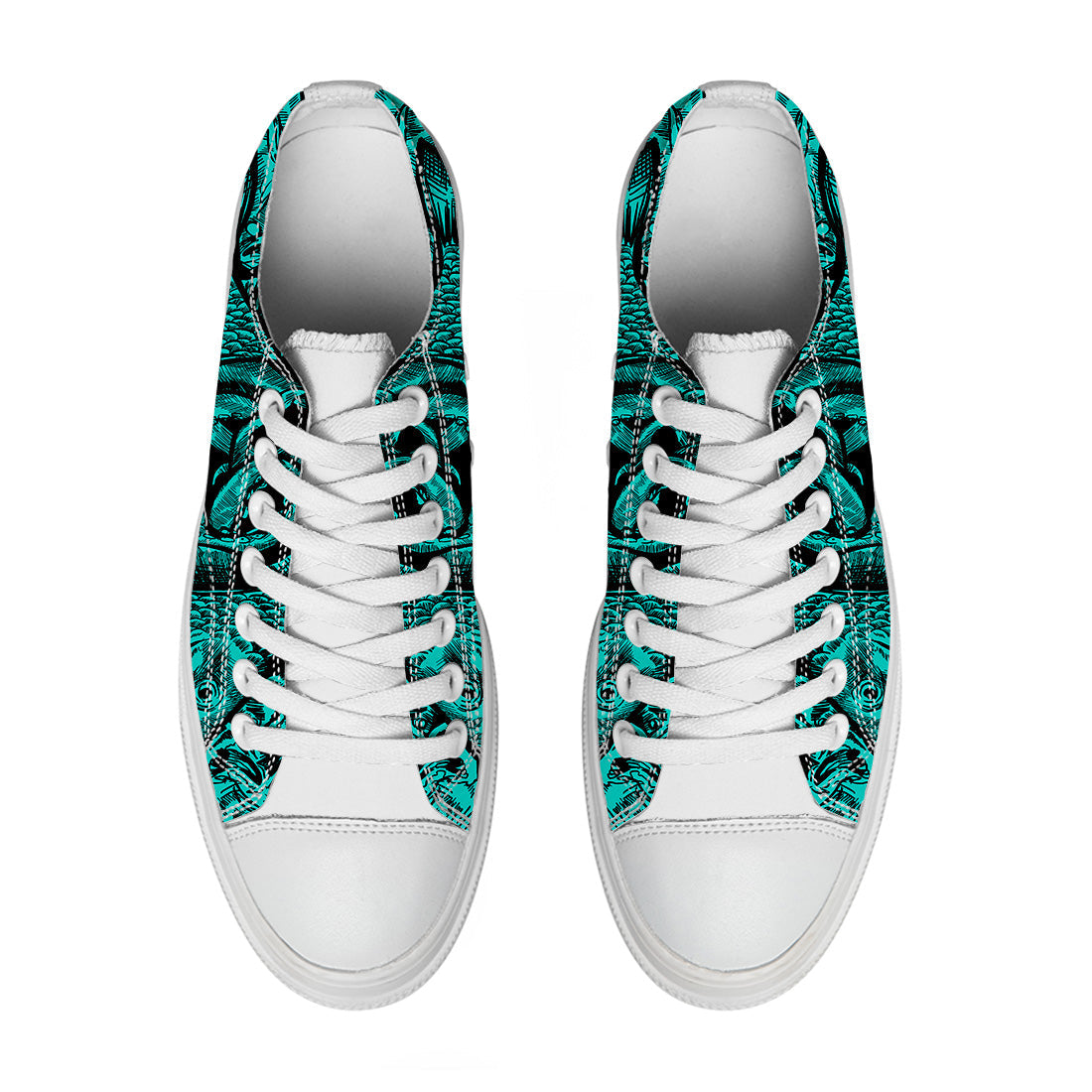 Resalta tu estilo con las zapatillas bajas de lona Fish para hombre y mujer