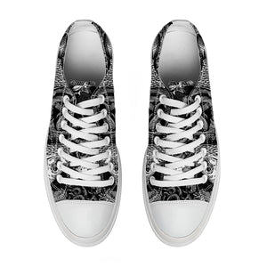 Resalta tu estilo con las zapatillas bajas de lona Fish para hombre y mujer
