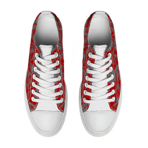 Resalta tu estilo con las zapatillas bajas de lona Skeleton para hombre y mujer