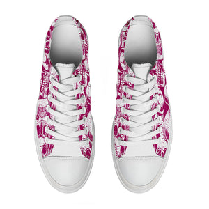 Resalta tu estilo con las zapatillas bajas de lona Skeleton para hombre y mujer