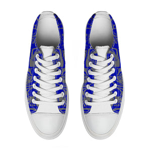 Resalta tu estilo con las zapatillas bajas de lona Skeleton para hombre y mujer