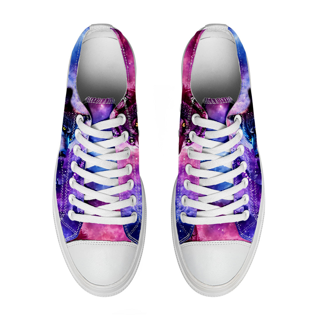 Realza tu estilo con las zapatillas bajas de lona Wolf para hombre y mujer