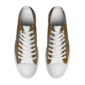 Resalta tu estilo con las zapatillas bajas de lona Skeleton para hombre y mujer
