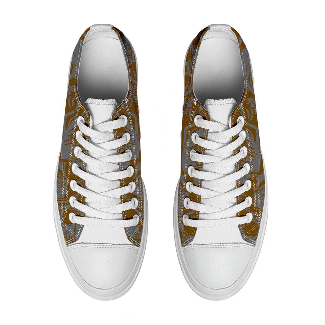 Resalta tu estilo con las zapatillas bajas de lona Skeleton para hombre y mujer