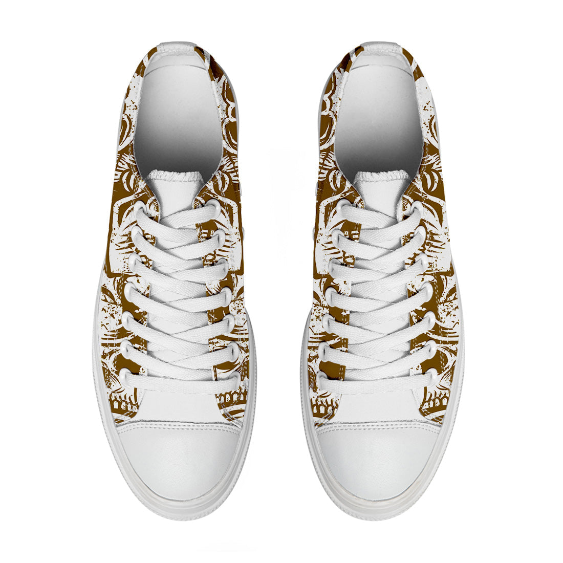 Resalta tu estilo con las zapatillas bajas de lona Skeleton para hombre y mujer