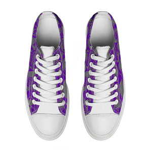 Resalta tu estilo con las zapatillas bajas de lona Skeleton para hombre y mujer